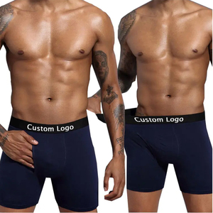 กางเกงขาสั้นบ็อกเซอร์5นิ้วสำหรับผู้ชายกางเกงในชายผ้าบ็อกเซอร์พิมพ์ลายโลโก้แบบกำหนดเอง - Product Image 6