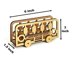 Future <b>Works</b> Tissue Paper Holder with Golden Cut <b>Work</b> Barricades Design Beautiful Acrylic Wooden Dining <b>Table</b> Accessories for - Product Image 3