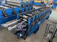 Mesin Pembentuk Gulungan Pagar Logam Kecepatan Tinggi dengan Jaminan Perdagangan, Mesin Pembuat Profil Pagar Taman Baja Otomatis