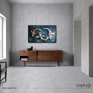Azulejos Beige Mármoles 600*600mm y 600*1200mm Azulejos de piso de cuerpo completo clásicos modernos Superficie de brillo dorado Fabricado directamente en la India - Product Image 5