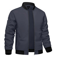 Blouson Bomber Léger et Respirant à Col Montant pour Homme - Veste Décontractée d'Extérieur pour le Basketball, Personnalisable avec Lettres et Couleurs, Style Urbain