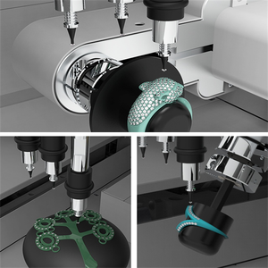Mesin Inlay Lilin Perhiasan Otomatis 3D untuk Pemasangan Batu Zirkon Berlian, Alat Penting untuk Perhiasan - Product Image 3