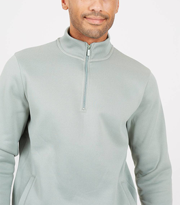 Custom <b>Christmas</b> Embroidered Logo Graphic Quarter Zip Sweatshirt <b>For</b> <b>Men</b> Moisture Wicking Breathable Polyester Wearable <b>Sweater</b> - Product Image 6