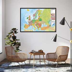 Mapa de Europa para Rascar, Mapa del Mundo con Etiquetas y Banderas en Español, Póster - Product Image 4