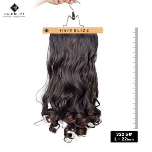 Extensions de cheveux synthétiques de haute qualité, modèle 322, Hairblizz India, machine à double trame, ajustement confortable, prix de gros, beauté - Product Image 5