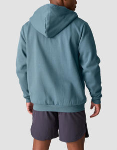 Sweat à capuche unisexe de haute qualité en gros personnalisé, lourd, fermeture éclair intégrale, vêtements de sport et décontractés de qualité supérieure, coupe moderne, streetwear - Product Image 2