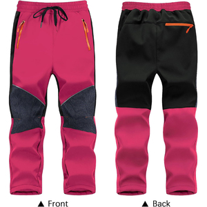 Pantalones Softshell a prueba de viento logotipo impreso personalizado venta al por mayor pantalones de chándal impermeables transpirables hombres deportes gimnasio pantalones de chándal para hombres - Product Image 2