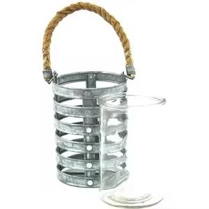 Juego de 3 piezas de soporte galvanizado para velas, tarro de vela galvanizado de Metal de alta calidad para uso en decoración del hogar - Product Image 6