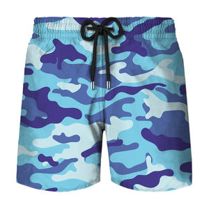 Pantalones cortos de playa con gráfico de camuflaje para hombre, pantalones cortos estampados en 3D de verano, ropa de calle suelta, pantalones cortos - Product Image 3