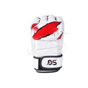 Vente directe d'usine Gants de MMA en cuir imperméables Service personnalisé OEM Équipement de boxe léger - Product Image 5