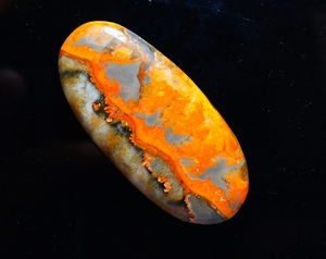 Atractivo Bumble Bee Jasper cabujón suave pulido forma ovalada agradable Bumble Bee Jasper piedra preciosa mejor para hacer joyas - Product Image 4