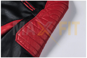 แจ็คเก็ตหนังขนแกะต่อกันสำหรับผู้ชาย, แจ็คเก็ตนักขี่จักรยานแฟชั่นฤดูใบไม้ร่วงสำหรับ2025ฤดูใบไม้ผลิ - Product Image 6