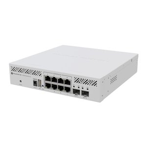 สวิตช์ MikroTik CRS310-8G+2S+IN, 8 พอร์ต RJ45 2.5Gb/s, 2 พอร์ต SFP+, RouterOS L5, แบบตั้งโต๊ะ - Product Image 2