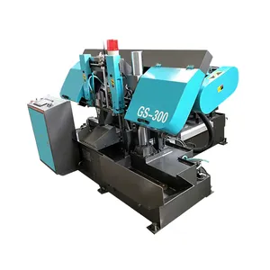 LEISHE GS-300 Fastest Speed Cut Pipe / Bar/ Rod/ Stainless Steel bandsaw machine Horizontal Metal Cutting Band Saw