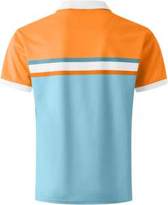 Camisa de Hombre de Color Sólido Personalizada, Tejido de Punto de Algodón de Alta Calidad, Transpirable, con Logotipo Bordado e Impreso para Uso Casual - Product Image 2