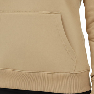 Sudadera con capucha para mujer, corte ajustado, color crudo, 350GSM, 100% algodón, forro polar, estilo streetwear de lujo, venta al por mayor. - Product Image 5