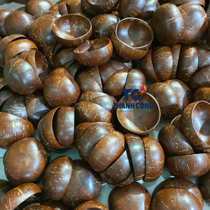 Nouveau design en gros de bol en coquille de noix de coco laquée bols en noix de coco pour la décoration fabriqués au Vietnam - Product Image 4