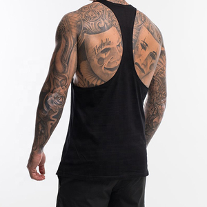 Camisetas sin mangas transpirables para hombre, camisetas sin mangas informales de verano para gimnasio y playa, camisetas sin mangas con logotipo personalizado para hombre - Product Image 4