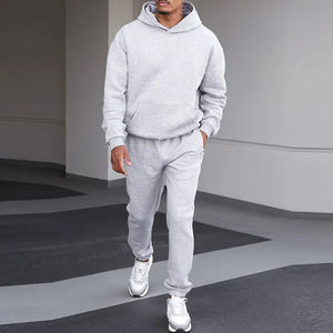 Conjunto Deportivo de Dos Piezas Unisex para Invierno, Corte Ajustado, Secado Rápido, Transpirable, Poliéster/Algodón, Color y Logotipo Personalizables, Tallas Grandes - Product Image 3