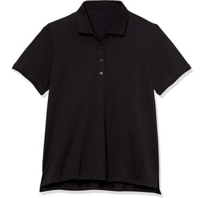 Logotipo personalizado de alta calidad para mujer para Polos 100% algodón impreso Jersey tejido Casual personalizado uniforme liso en blanco - Product Image 5