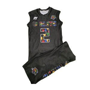 Alta calidad 7on7 mejor nivel sublimación allover jersey con conjuntos cortos 7v7 fútbol americano uniforme adulto - Product Image 3