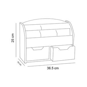 JGWOOD DESIGNS Myrva Classic Organiseur de courrier avec tiroirs et compartiments pour bureau - Product Image 5