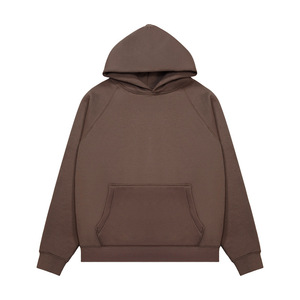 Conjunto de Sudadera con capucha transpirable de lana teñida lisa de corte regular para hombre personalizado de fábrica con pantalones de chándal y camiseta para el invierno - Product Image 5