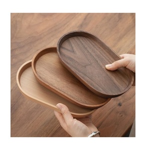 Plateau de service en bois, design traditionnel, multifonctionnel, résistant à la chaleur, utilisé à la maison, dans les restaurants et les hôtels - Product Image 3