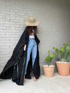 Eco-Friendly Woven Kimono <b>Dress</b> with Natural Waistline Full Length <b>Long</b> Sleeve Modern Design for Women OEM Service - Product Image 4