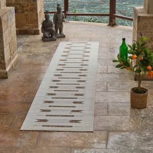 Alfombra Goldenmoon, Fabricada a Máquina, de Poliéster, Diseño Turco Persa, Reversible, Antideslizante, de Pelo Corto y Grueso, Lavable - Product Image 4