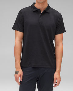 Polo con bordado personalizable para hombre, cómodo cuello de botón a la moda, tela transpirable, estilo informal versátil a granel - Product Image 1