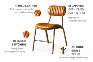 Silla de Barra Minimalista, Ligera y con Estructura Resistente, Adecuada para Isla de Cocina, Comedor, Bar, Hogar, Apartamento, Hotel, Exterior - Product Image 3