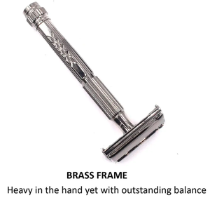 Rasoir de sécurité 2-en-1 réutilisable et écologique OEM ANAAIF, instrument de beauté à bord droit en acier inoxydable, vente en gros, produit phare - Product Image 3