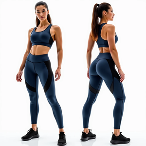 Conjunto de Yoga para Mujer Otoño Invierno con Sujetador Deportivo Sin Costuras y Leggings Diseñados para Máxima Comodidad y Soporte Transpirable - Product Image 6
