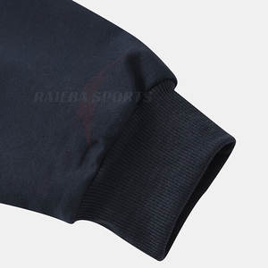 เสื้อแจ็คเก็ตมีฮู้ดสำหรับผู้ชายไซส์ใหญ่พิเศษคอปกแบบมีฮู้ดวัสดุโพลีเอสเตอร์/ ผ้าฝ้ายย้อมสีล้วน - Product Image 6