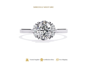 Luxury Eco-Friendly 18K/14K Gold Band Lab Grown Engagement Ring Ethical and Sustainable Bridal Jewelry with Twisted Design - Product Image 3