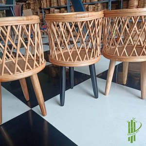 Soporte Moderno para Plantas de Interior de Ratán Natural para Macetas, Nuevo Modelo 2026, Fabricado por VgreenArt de Vietnam - Product Image 3