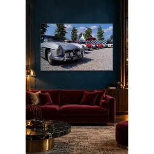 Impression sur toile Fida Classic Car Meet 300 SL Lineup - Product Image 2