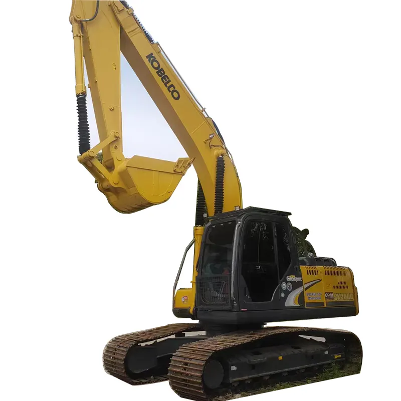 Produced in 2023  second-hand excavator SK200-8 KOBELCO  original factory paint  good condition  low price