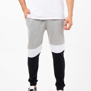 กางเกงวอร์มเอวสูงระบายอากาศผ้าโพลีเอสเตอร์/ ผ้าฝ้ายย้อมสีแบบลำลองสำหรับออกกำลังกายในยิมฤดูหนาวของผู้ชาย - Product Image 3