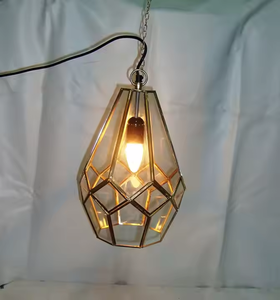 Lámparas Colgantes de Hierro y Lámparas Industriales Certificadas Premium de Azora Industries, Diseño Moderno con Acabado Dorado y Plateado para Decoración del Hogar - Product Image 5