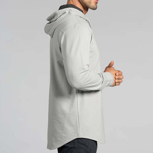 Sweats à capuche 100% coton avec broderie 3D Tie Dye et Stonewash Solid Pattern Impression numérique Logo avant Coupe ample - Product Image 4