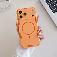 Coque de téléphone en TPU de haute qualité pour iPhone 18 Pro Max/17/16/15/14 Plus, magnétique, tendance, antichoc, avec protection renforcée aux quatre coins