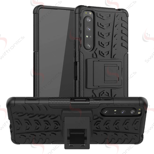 Protector de Golpes y Soporte de Mesa para Sony Xperia 5 III y Xperia 10 III, Funda de Acero con Armadura para Teléfonos - Product Image 3