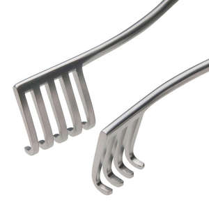 Rétracteurs auto-retenus Endochoice, rétracteur pointu et arrondi, 5 cm, 2x3 branches, acier inoxydable, rétracteur auto-retenus traversant - Product Image 6
