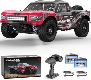 HBX 3100A 1/14 Camioneta RC sin Escobillas para Pistas Cortas RTR 38MPH con ESC Hobbywing, Eje Trasero Sólido, 4WD, Vehículo Todoterreno para Desierto - Product Image 6
