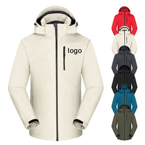 Chaqueta cortavientos de poliéster 100% para hombre con logotipo personalizado estilo informal con cierre de cremallera grosor fino - Product Image 1