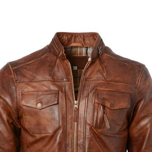 Veste en cuir pour homme avec capuche amovible, style populaire d'automne, design haut de gamme, vêtement décontracté, veste en cuir chaude pour homme pour l'hiver - Product Image 4