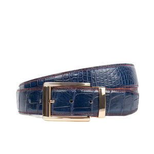 Ceinture en cuir de vachette véritable de haute qualité, à motif serpent carré, formelle, personnalisée, best-seller, vente en gros - Product Image 4
