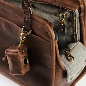 Bolsa de diseñador para perros, bolso de cuero clásico para mascotas, bolso de viaje, venta al por mayor, bolsas para perros - Product Image 5